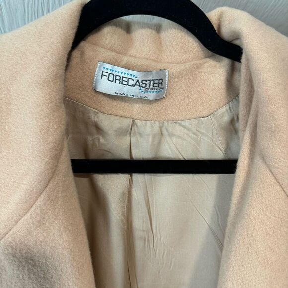 Forecaster of Boston Vintage Wool Angora Double Breasted Long Longline Coat - Picture 9 of 15